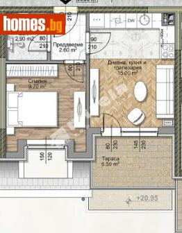 Двустаен, 52m² - Апартамент за продажба - 117168786