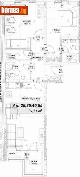 Тристаен, 113m² - Жк. Люлин 10, София - Апартамент за продажба - МИРЕЛА - 117169026