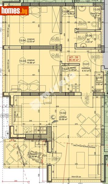 Тристаен, 118m² - Жк. Възраждане, Варна - Апартамент за продажба - МИРЕЛА - 117169173