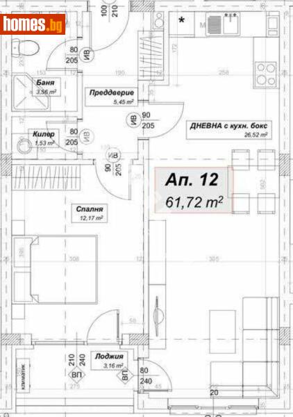 Двустаен, 76m² - Жк. Люлин 10, София - Апартамент за продажба - МИРЕЛА - 117169197