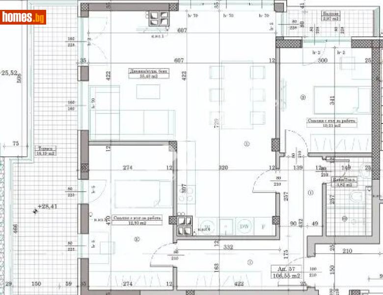 Тристаен, 121m² - Жк. Възраждане, Варна - Апартамент за продажба - МИРЕЛА - 117169271