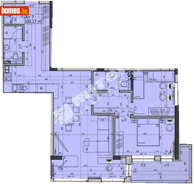 Тристаен, 125m² - Кв. Павлово, София - Апартамент за продажба - МИРЕЛА - 117169416
