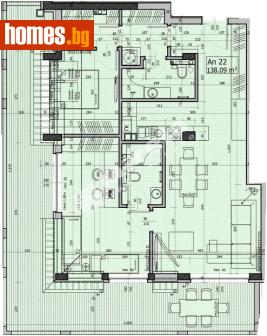 Тристаен, 172m² - Апартамент за продажба - 117169578