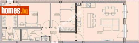Тристаен, 111m² - Апартамент за продажба - 117169591