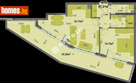 Двустаен, 110m² - Апартамент за продажба - 117169691