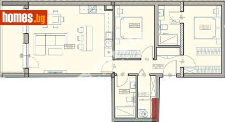 Тристаен, 113m² - Апартамент за продажба - 117169949