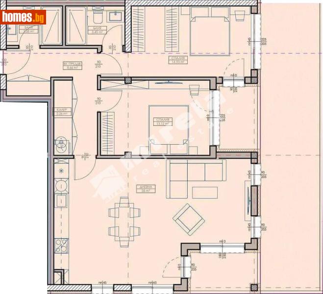 Тристаен, 156m² -  Кайсиева Градина, Варна - Апартамент за продажба - МИРЕЛА - 117170110