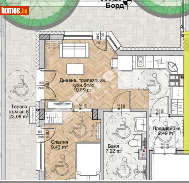 Двустаен, 56m² - Жк. Люлин 8, София - Апартамент за продажба - МИРЕЛА - 117170547