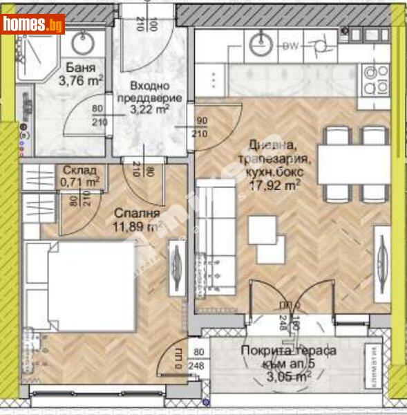 Двустаен, 56m² - Жк. Люлин 8, София - Апартамент за продажба - МИРЕЛА - 117170595