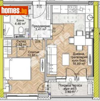 Двустаен, 57m² - Апартамент за продажба - 117170597