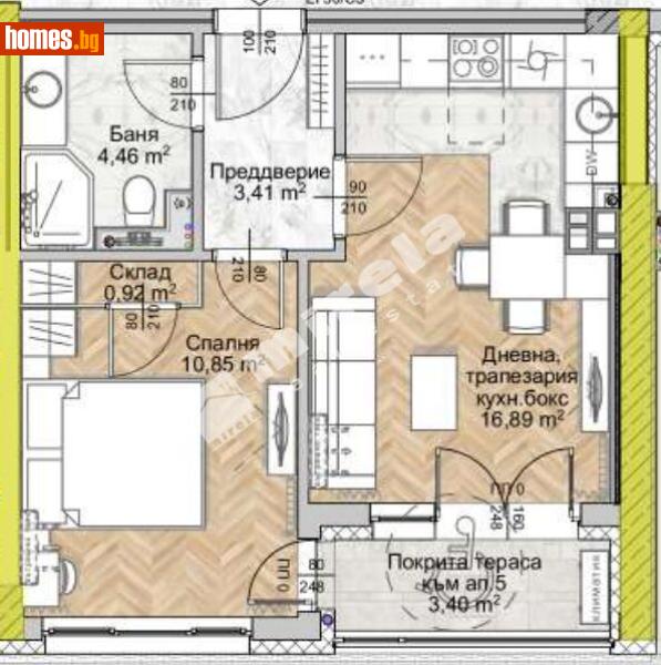 Двустаен, 57m² - Жк. Люлин 8, София - Апартамент за продажба - МИРЕЛА - 117170597