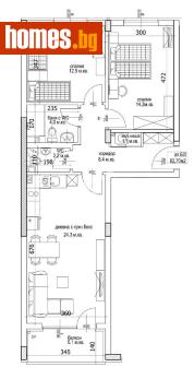 Тристаен, 98m² - Апартамент за продажба - 117170839