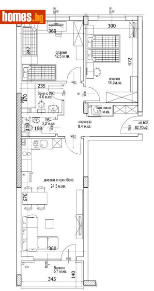 Тристаен, 98m² -  Кайсиева Градина, Варна - Апартамент за продажба - МИРЕЛА - 117170839