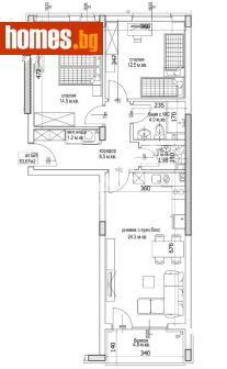 Тристаен, 99m² - Апартамент за продажба - 117170841