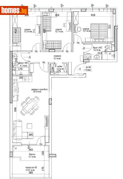 Четиристаен, 143m² -  Кайсиева Градина, Варна - Апартамент за продажба - МИРЕЛА - 117170980