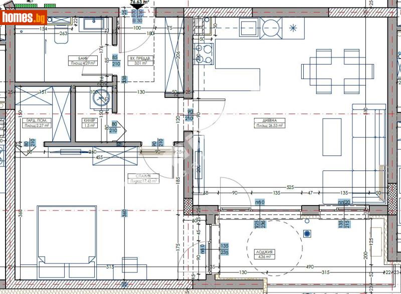 Двустаен, 91m² - Кв. Владиславово, Варна - Апартамент за продажба - МИРЕЛА - 117171015