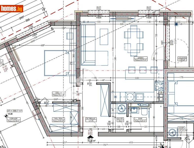 Двустаен, 86m² - Кв. Владиславово, Варна - Апартамент за продажба - МИРЕЛА - 117171041