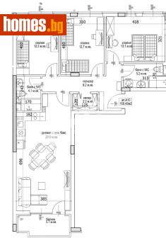 Четиристаен, 129m² - Апартамент за продажба - 117171275