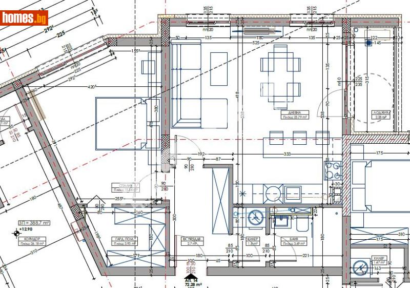 Двустаен, 86m² - Кв. Владиславово, Варна - Апартамент за продажба - МИРЕЛА - 117171371