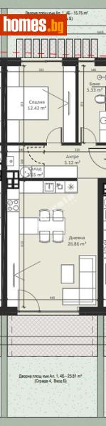 Двустаен, 71m² - Кв. Малинова Долина, София - Апартамент за продажба - МИРЕЛА - 117171411
