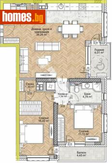 Тристаен, 123m² - Апартамент за продажба - 117171555
