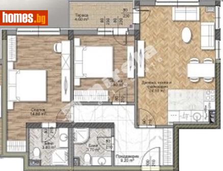 Тристаен, 103m² - Апартамент за продажба - 117171655