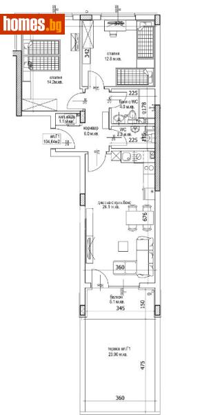 Тристаен, 122m² -  Кайсиева Градина, Варна - Апартамент за продажба - МИРЕЛА - 117171669