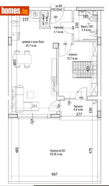 Двустаен, 117m² -  Кайсиева Градина, Варна - Апартамент за продажба - МИРЕЛА - 117172326