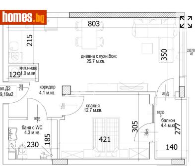 Двустаен, 70m² - Апартамент за продажба - 117172572