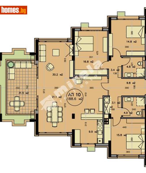 Тристаен, 138m² - Кв. Горна Баня, София - Апартамент за продажба - МИРЕЛА - 117172743