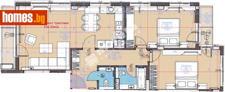 Тристаен, 117m² - Апартамент за продажба - 117172964