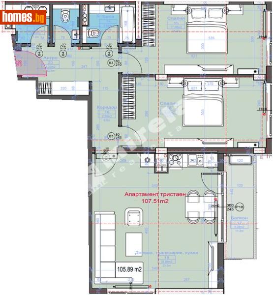 Тристаен, 121m² - Кв. Бояна, София - Апартамент за продажба - МИРЕЛА - 117172970