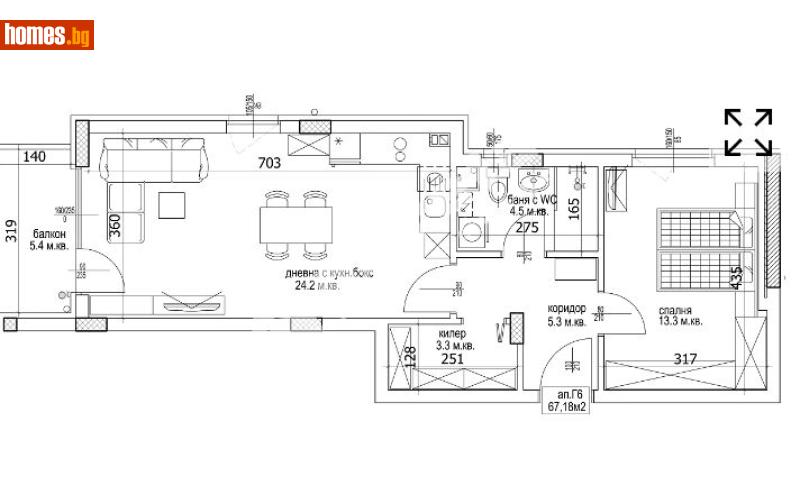 Двустаен, 80m² -  Кайсиева Градина, Варна - Апартамент за продажба - МИРЕЛА - 117172984