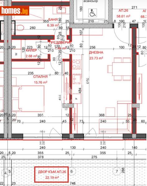 Двустаен, 67m² - Жк. Възраждане, Варна - Апартамент за продажба - МИРЕЛА - 117173046