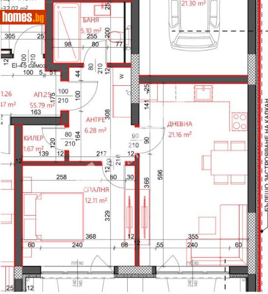 Двустаен, 64m² - Жк. Възраждане, Варна - Апартамент за продажба - МИРЕЛА - 117173050