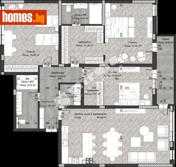 Четиристаен, 222m² - Апартамент за продажба - 117173341