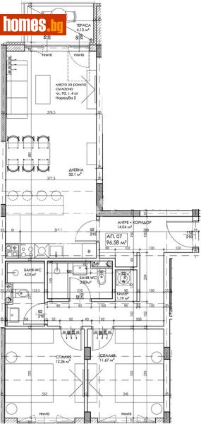 Тристаен, 114m² - Жк. Люлин 10, София - Апартамент за продажба - МИРЕЛА - 117173614