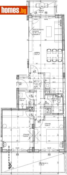 Тристаен, 112m² - Жк. Люлин 10, София - Апартамент за продажба - МИРЕЛА - 117173624