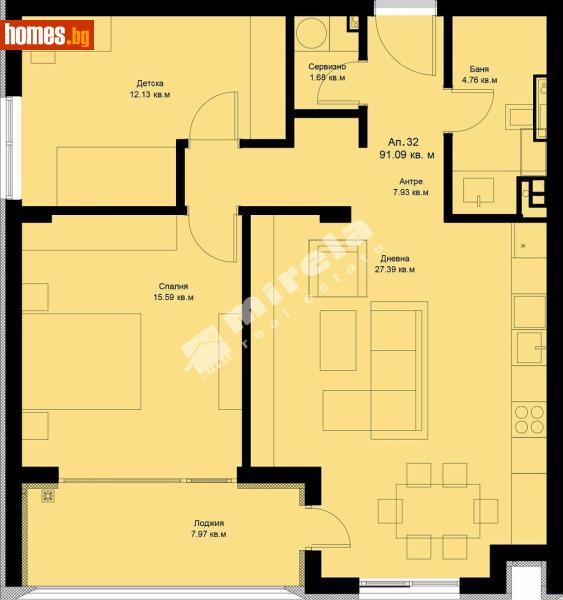 Тристаен, 100m² - Кв. Галата, Варна - Апартамент за продажба - МИРЕЛА - 117173881
