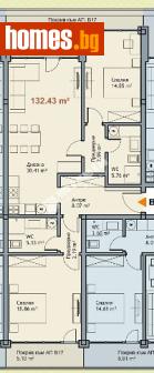 Тристаен, 132m² - Апартамент за продажба - 117173959