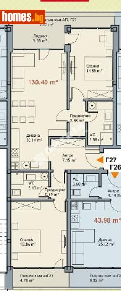 Тристаен, 130m² - М-т Ален Мак, Варна - Апартамент за продажба - МИРЕЛА - 117173962