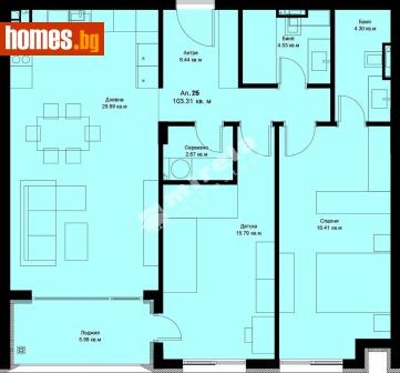 Тристаен, 113m² - Апартамент за продажба - 117173971