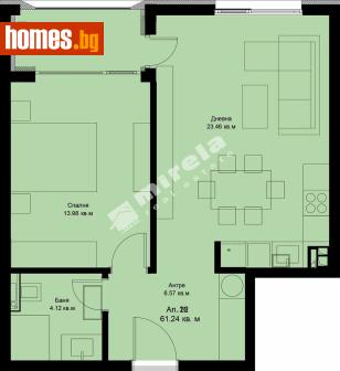 Двустаен, 67m² - Апартамент за продажба - 117173989
