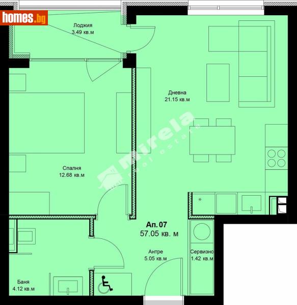 Двустаен, 63m² - Кв. Галата, Варна - Апартамент за продажба - МИРЕЛА - 117174003