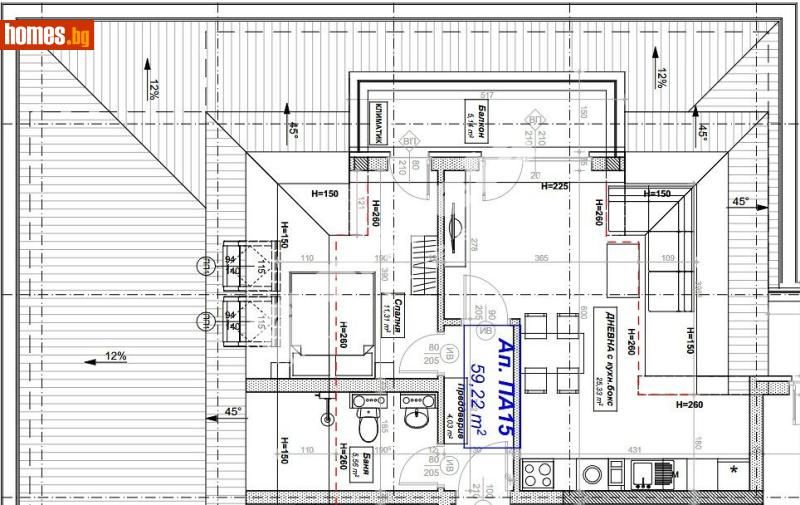 Двустаен, 69m² - Жк. Дружба 2, София - Апартамент за продажба - МИРЕЛА - 117174364