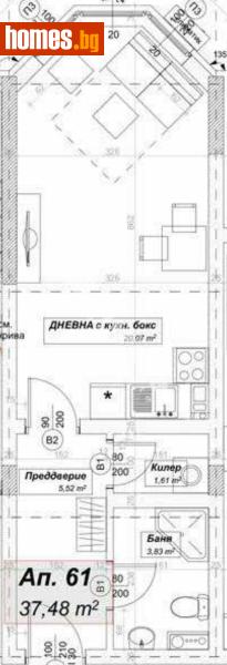 Едностаен, 47m² - Жк. Люлин 10, София - Апартамент за продажба - МИРЕЛА - 117174448