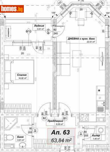 Двустаен, 81m² - Жк. Люлин 10, София - Апартамент за продажба - МИРЕЛА - 117174456