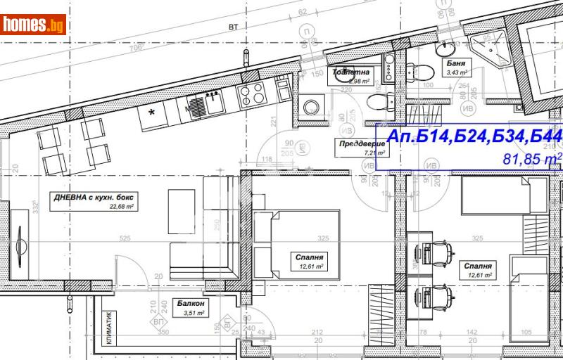 Тристаен, 100m² - Жк. Дружба 2, София - Апартамент за продажба - МИРЕЛА - 117174500