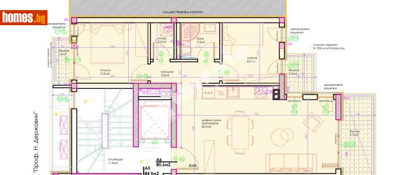 Тристаен, 94m² -  Окръжна Болница, Варна - Апартамент за продажба - МИРЕЛА - 117174614