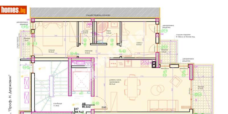 Тристаен, 94m² -  Окръжна Болница, Варна - Апартамент за продажба - МИРЕЛА - 117174620